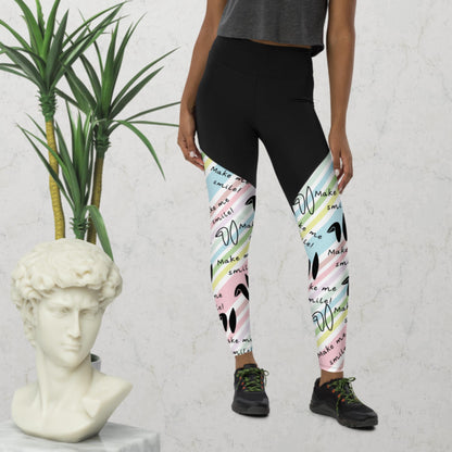 Make me smile! Sports Leggings