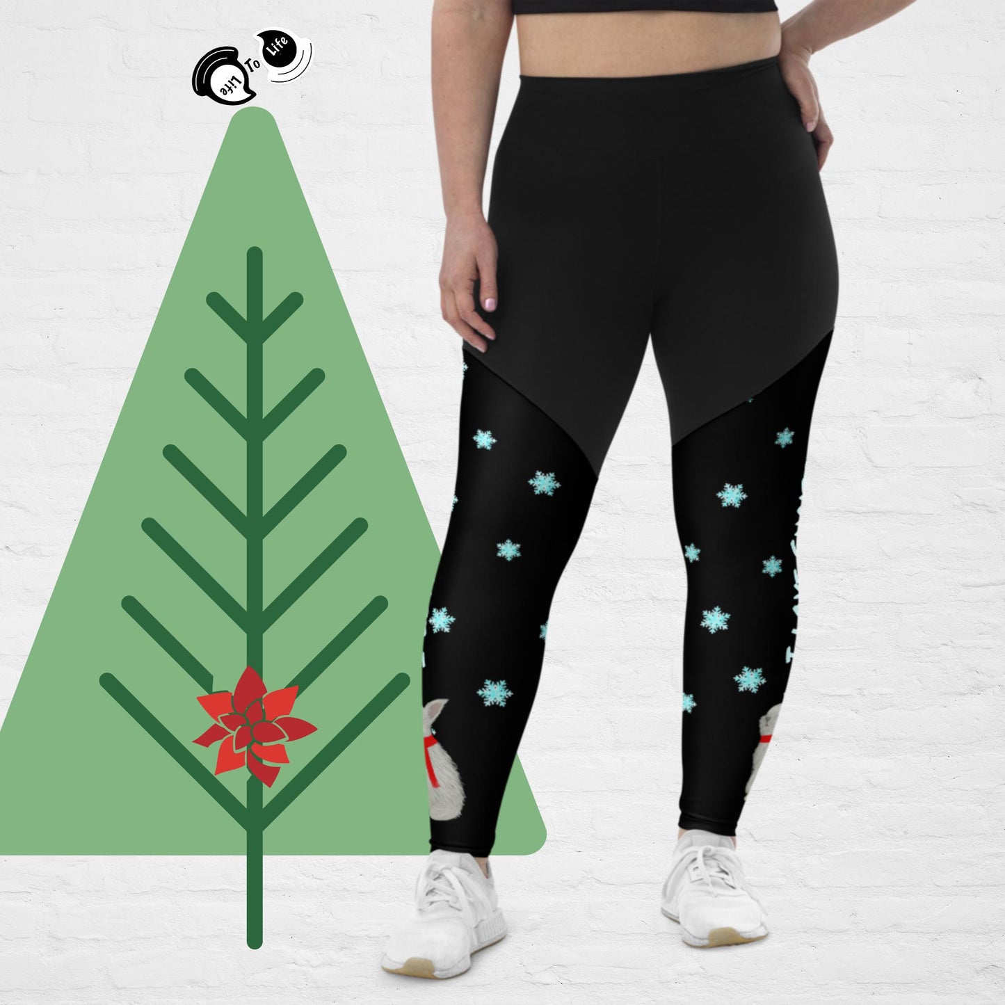 I love Christmas! Women's sports Leggings