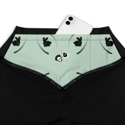 Easily distracted by bunnies! Women's sports Leggings