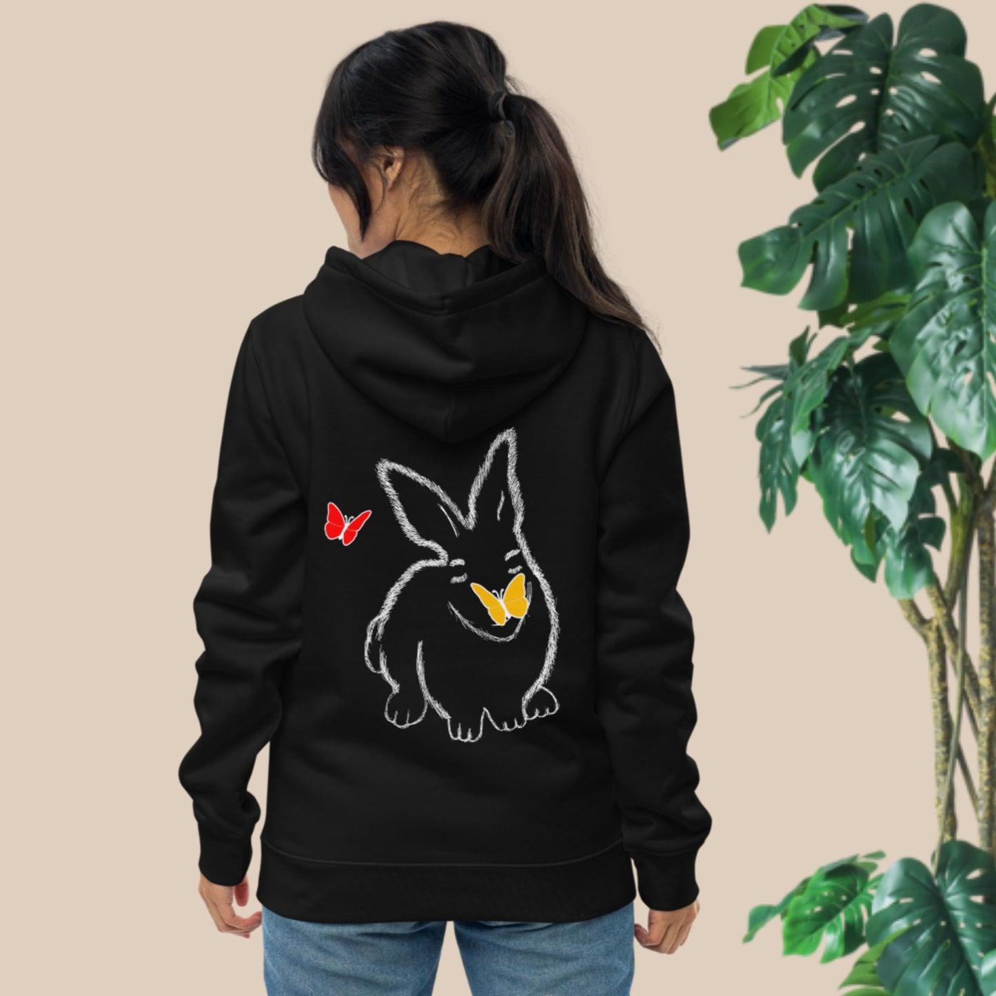 The life of a bunny! Unisex essential eco hoodie