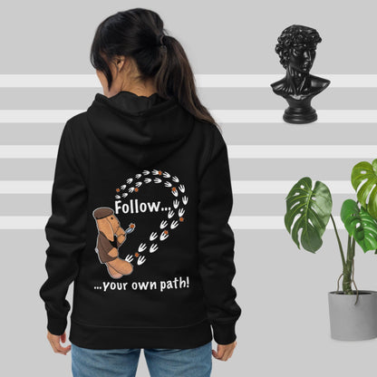 Follow ... your own path! Unisex essential eco hoodie