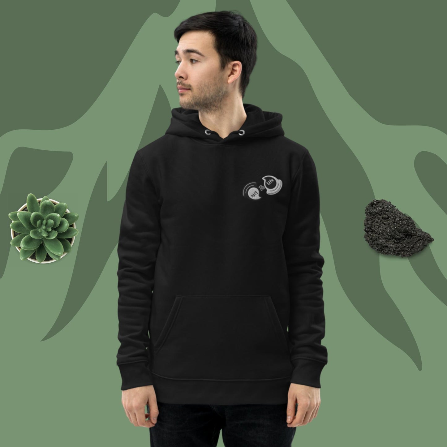 Take good care of us … Unisex essential eco hoodie