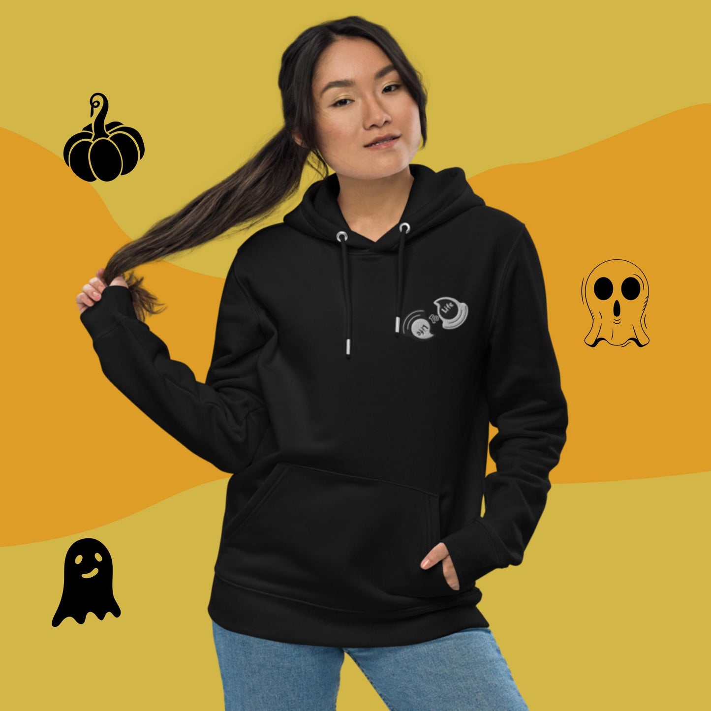 Trick or treat! Unisex essential eco hoodie