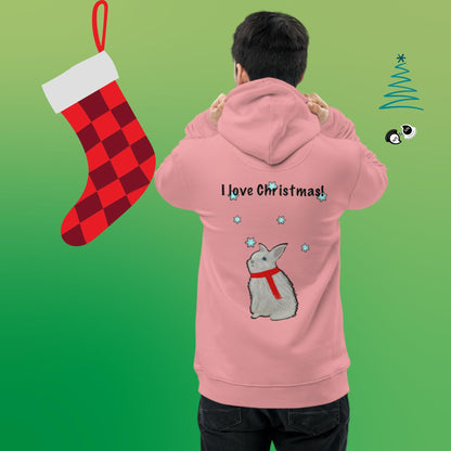 I love Christmas! Unisex essential eco hoodie