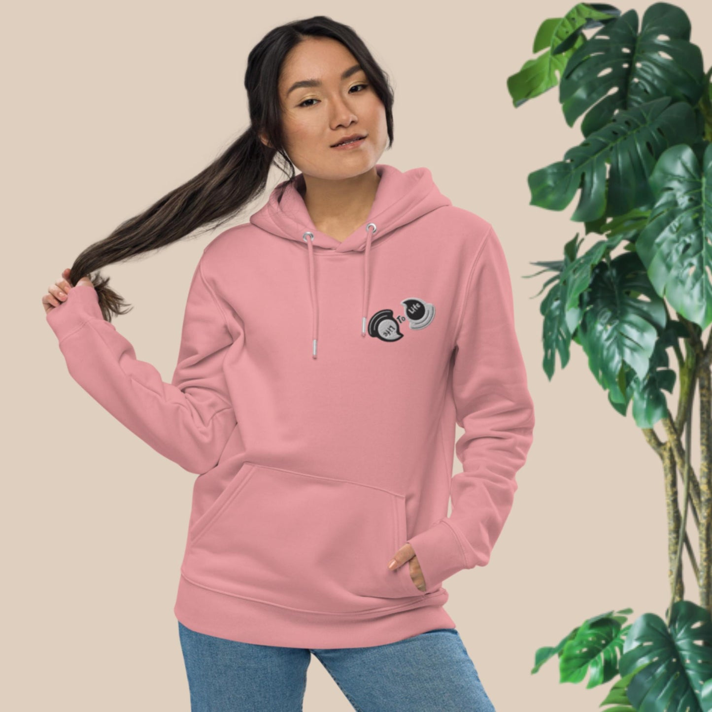 The life of a bunny! Unisex essential eco hoodie