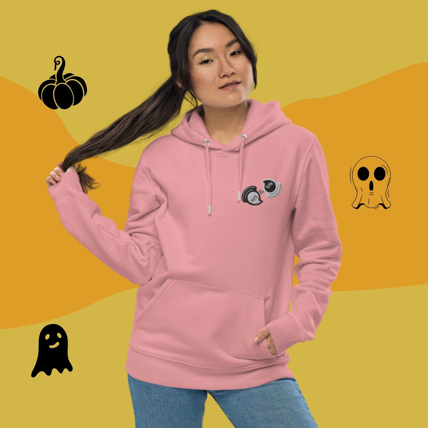 Trick or treat! Unisex essential eco hoodie