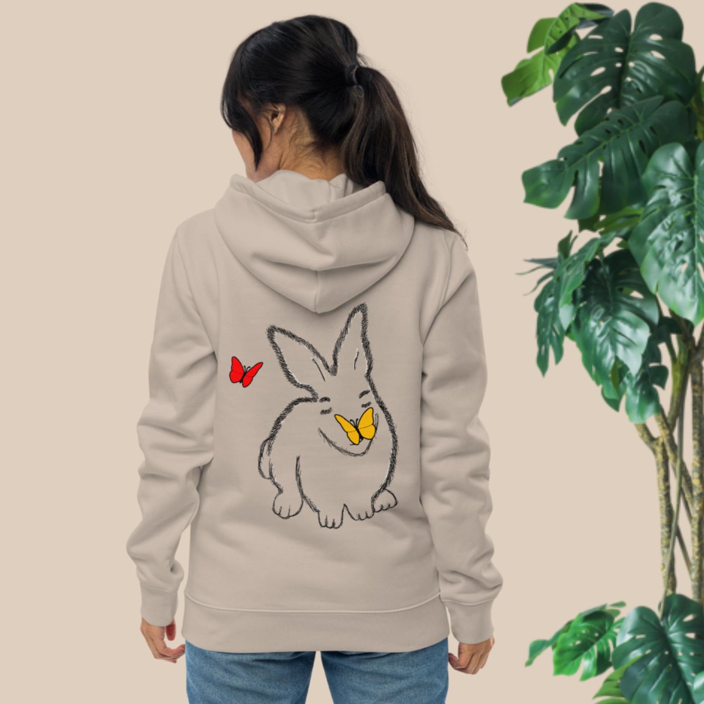 The life of a bunny! Unisex essential eco hoodie