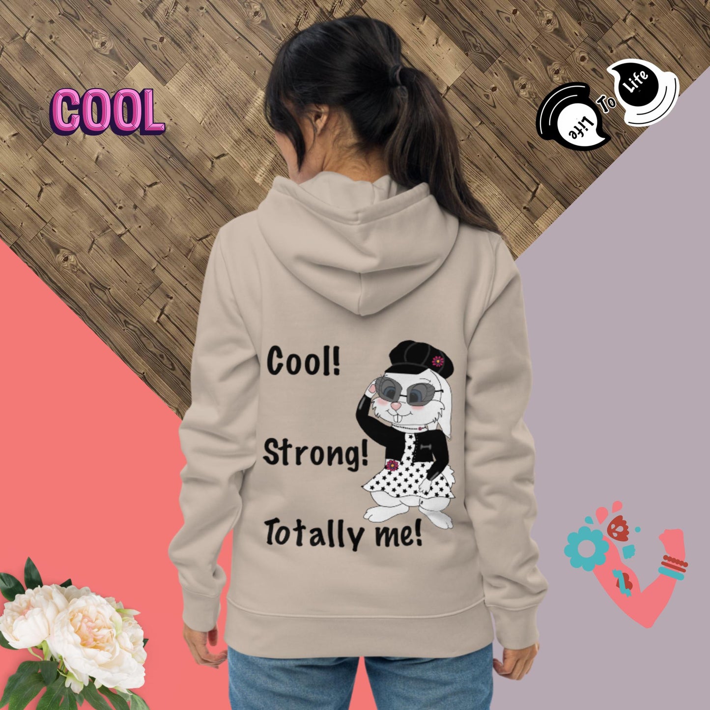 Totally me! Unisex essential eco hoodie