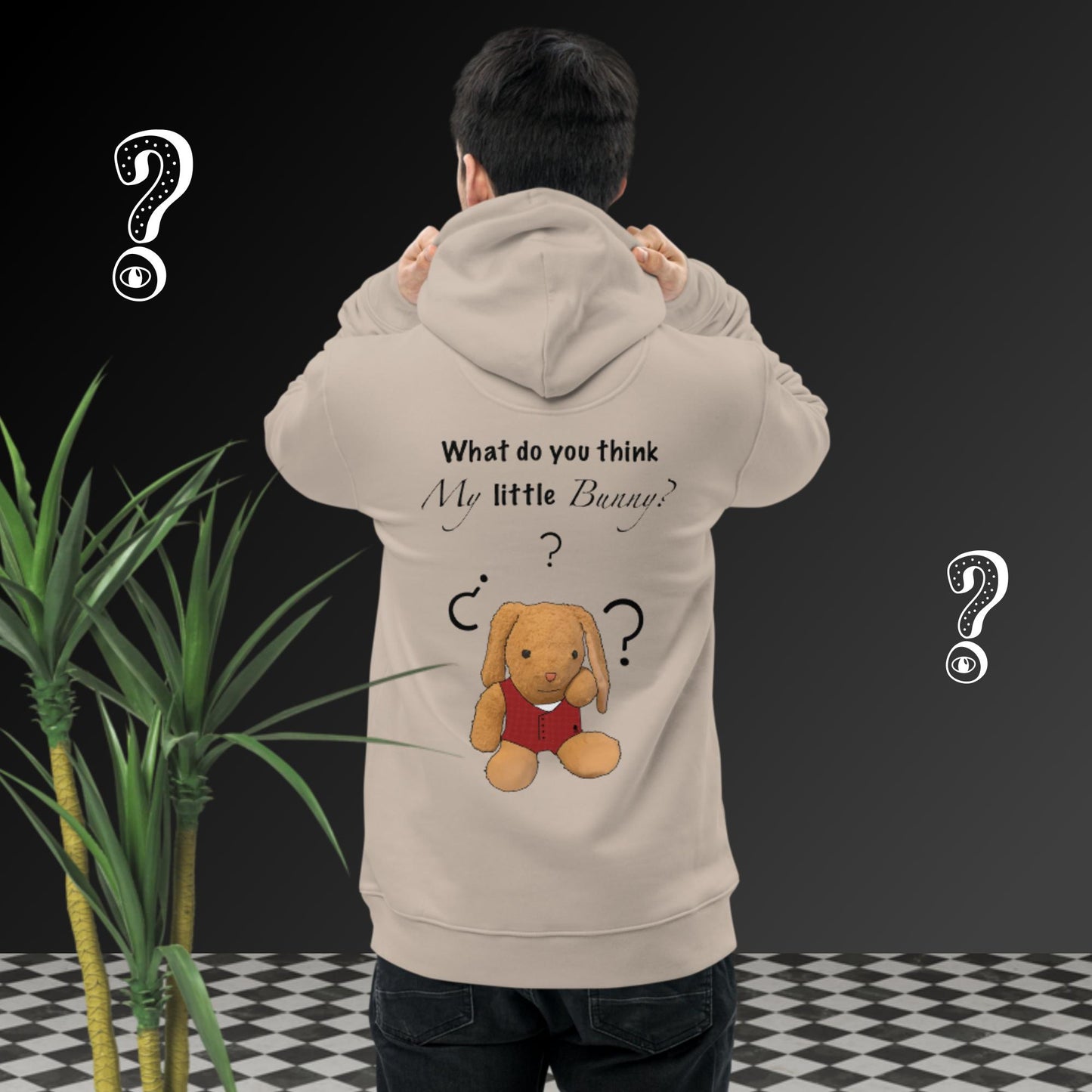 What do you think my little bunny? Unisex essential eco hoodie