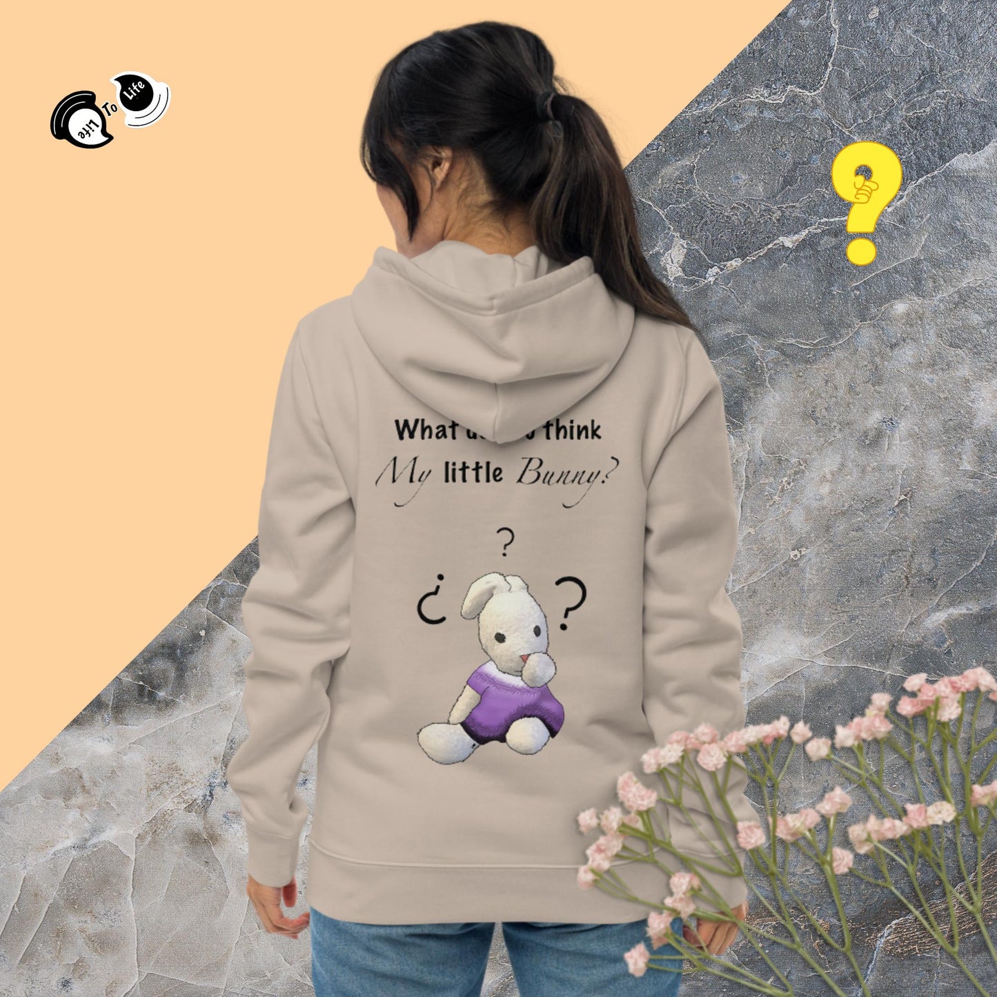 What do you think my little bunny? Unisex essential eco hoodie