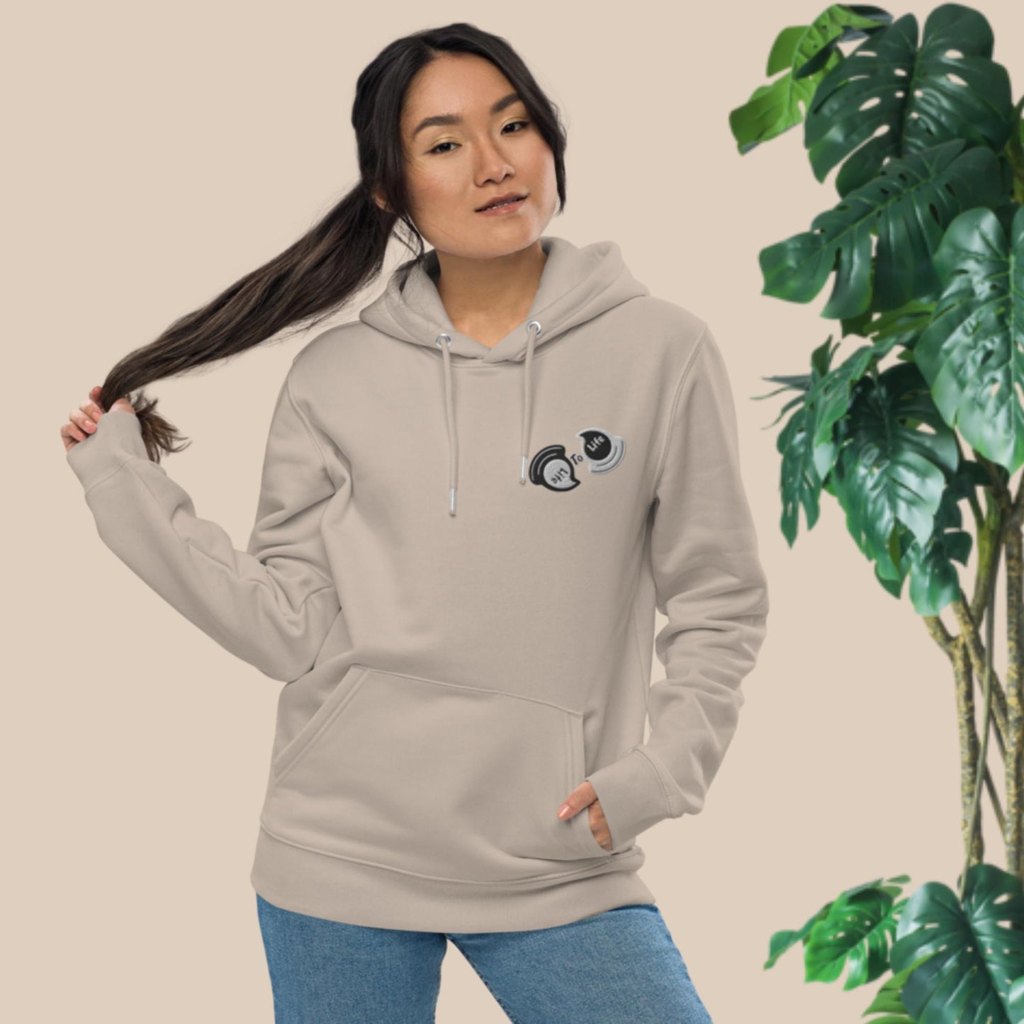 The life of a bunny! Unisex essential eco hoodie