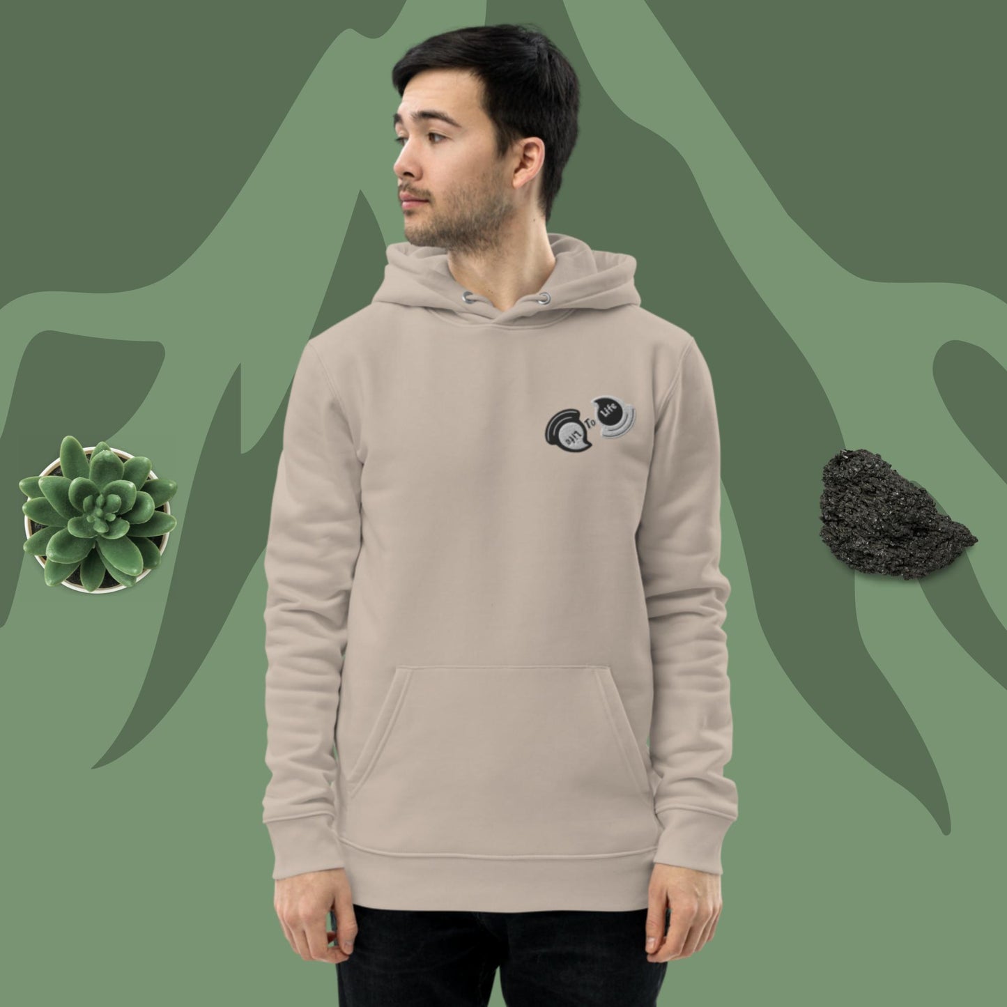 Take good care of us … Unisex essential eco hoodie