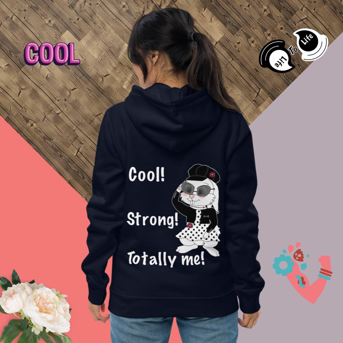 Totally me! Unisex essential eco hoodie