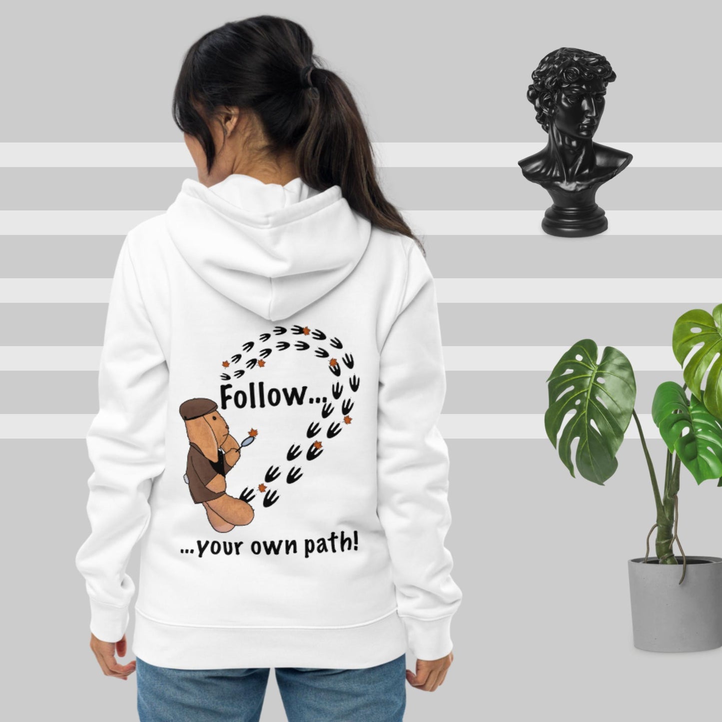 Follow ... your own path! Unisex essential eco hoodie