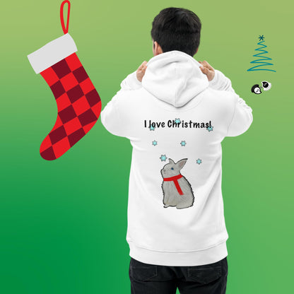 I love Christmas! Unisex essential eco hoodie