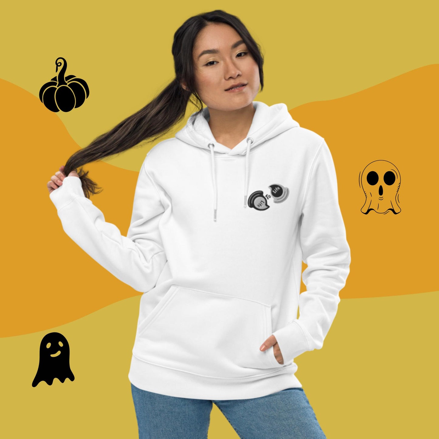 Trick or treat! Unisex essential eco hoodie