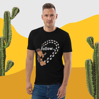 Follow ... your own path! Men unisex organic cotton t-shirt