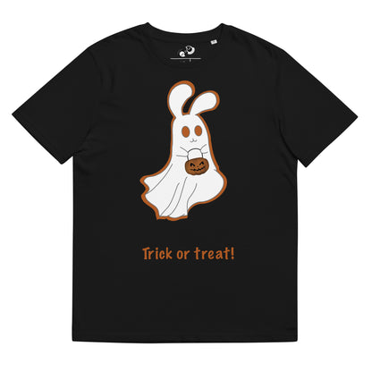 Trick or treat! Men unisex organic cotton t-shirt