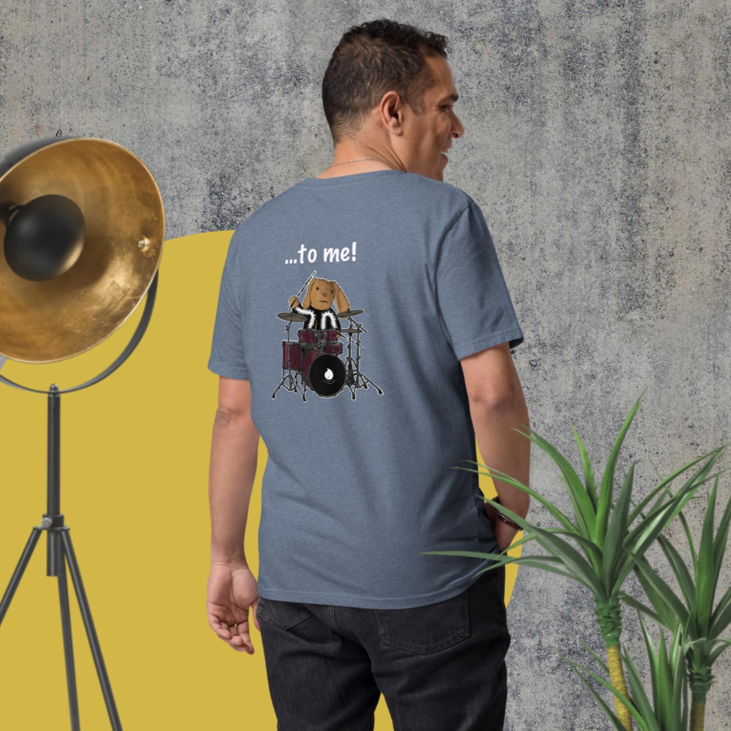 Listen ... to me! Men unisex organic cotton t-shirt