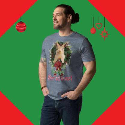 Happy Christmas! Men unisex organic cotton t-shirt