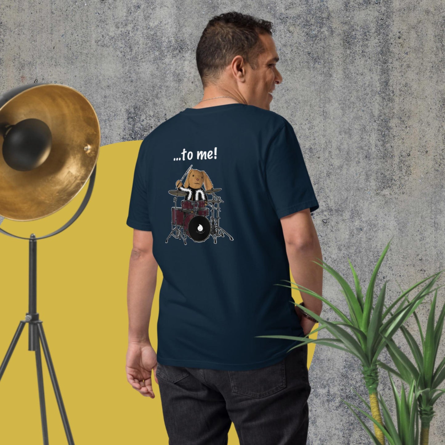 Listen ... to me! Men unisex organic cotton t-shirt