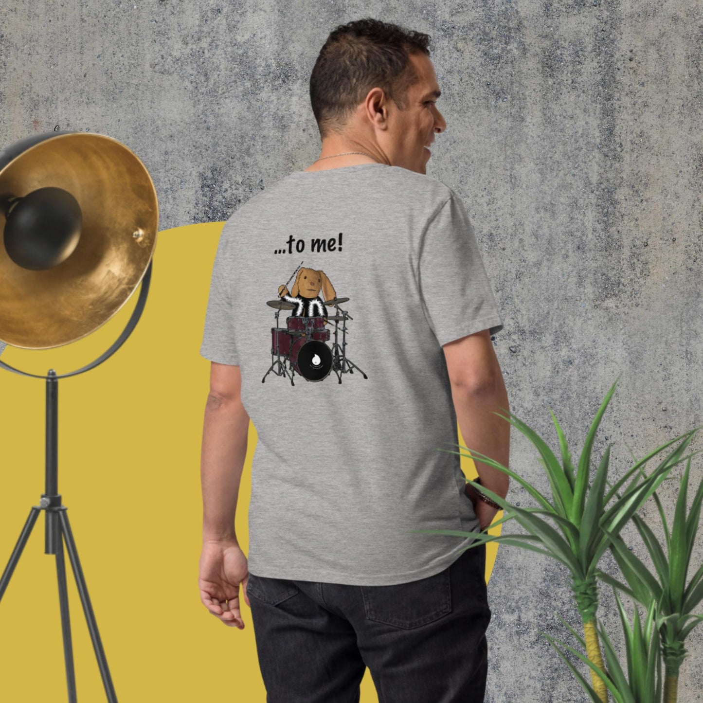 Listen ... to me! Men unisex organic cotton t-shirt