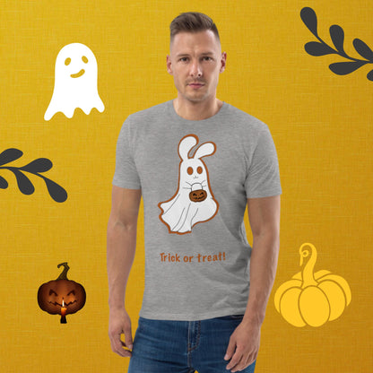 Trick or treat! Men unisex organic cotton t-shirt