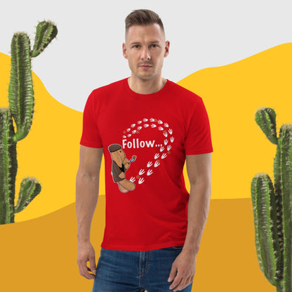 Follow ... your own path! Men unisex organic cotton t-shirt