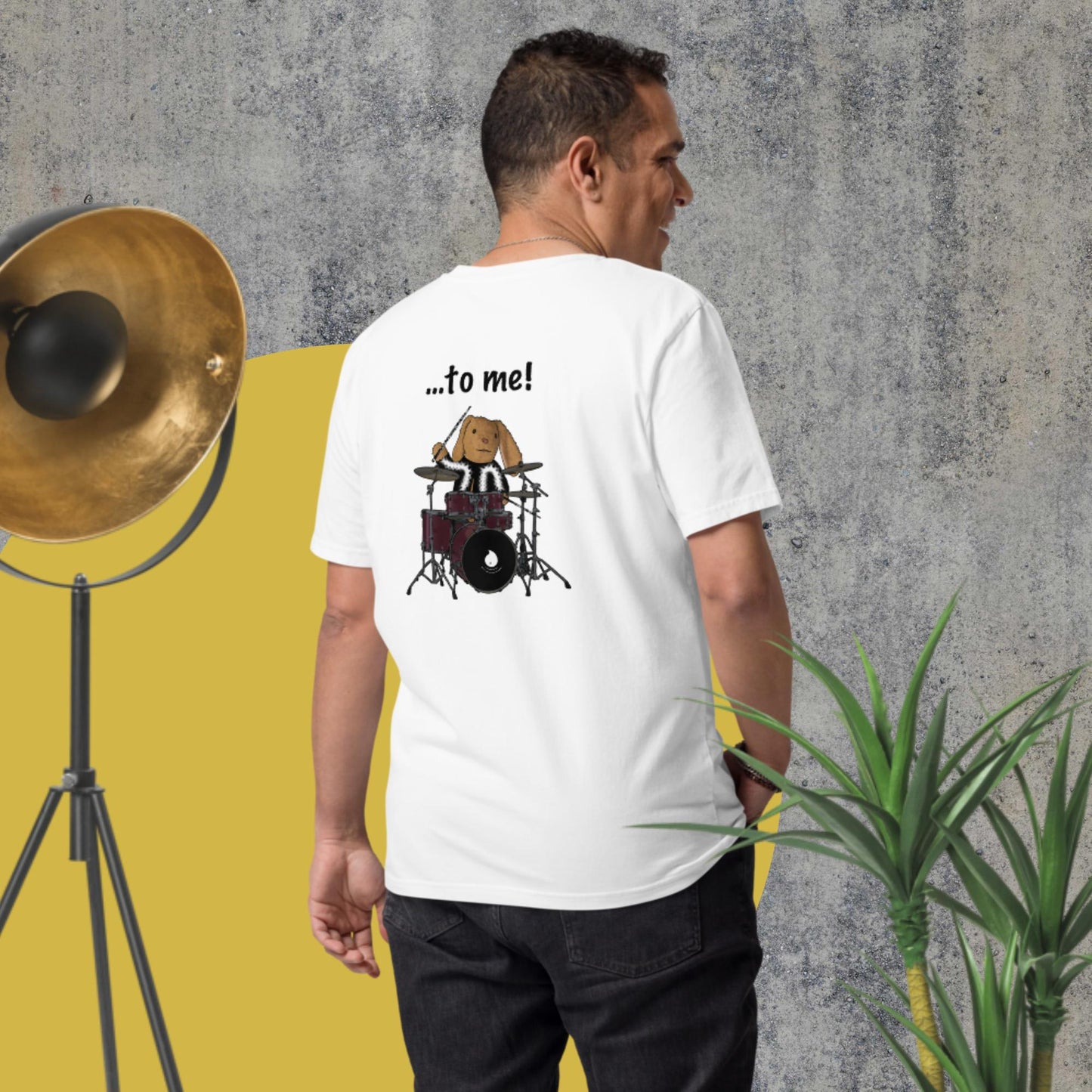 Listen ... to me! Men unisex organic cotton t-shirt