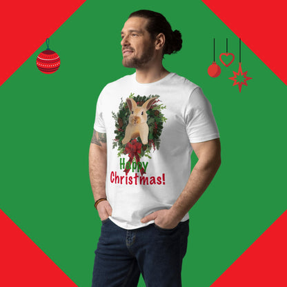 Happy Christmas! Men unisex organic cotton t-shirt