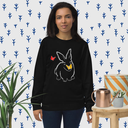 The life of a bunny! Unisex organic sweatshirt