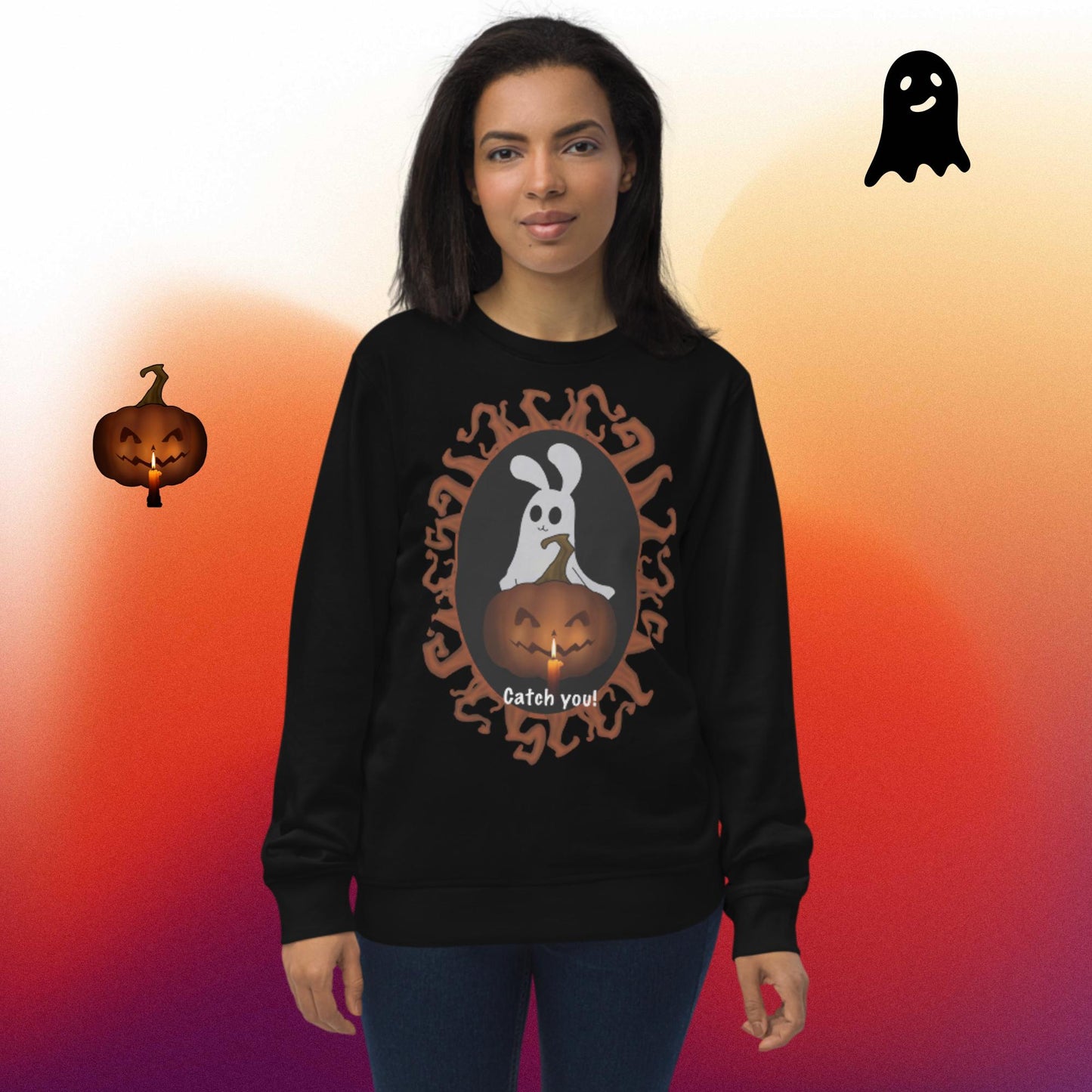 Catch you! Unisex organic sweatshirt