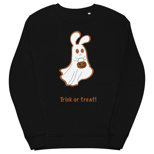 Trick or treat! Unisex organic sweatshirt