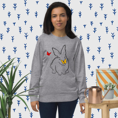 The life of a bunny! Unisex organic sweatshirt