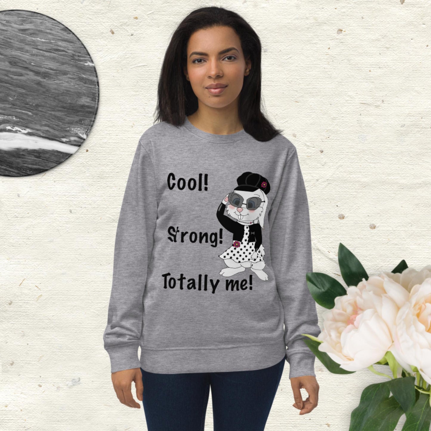 Totally me! Unisex organic sweatshirt