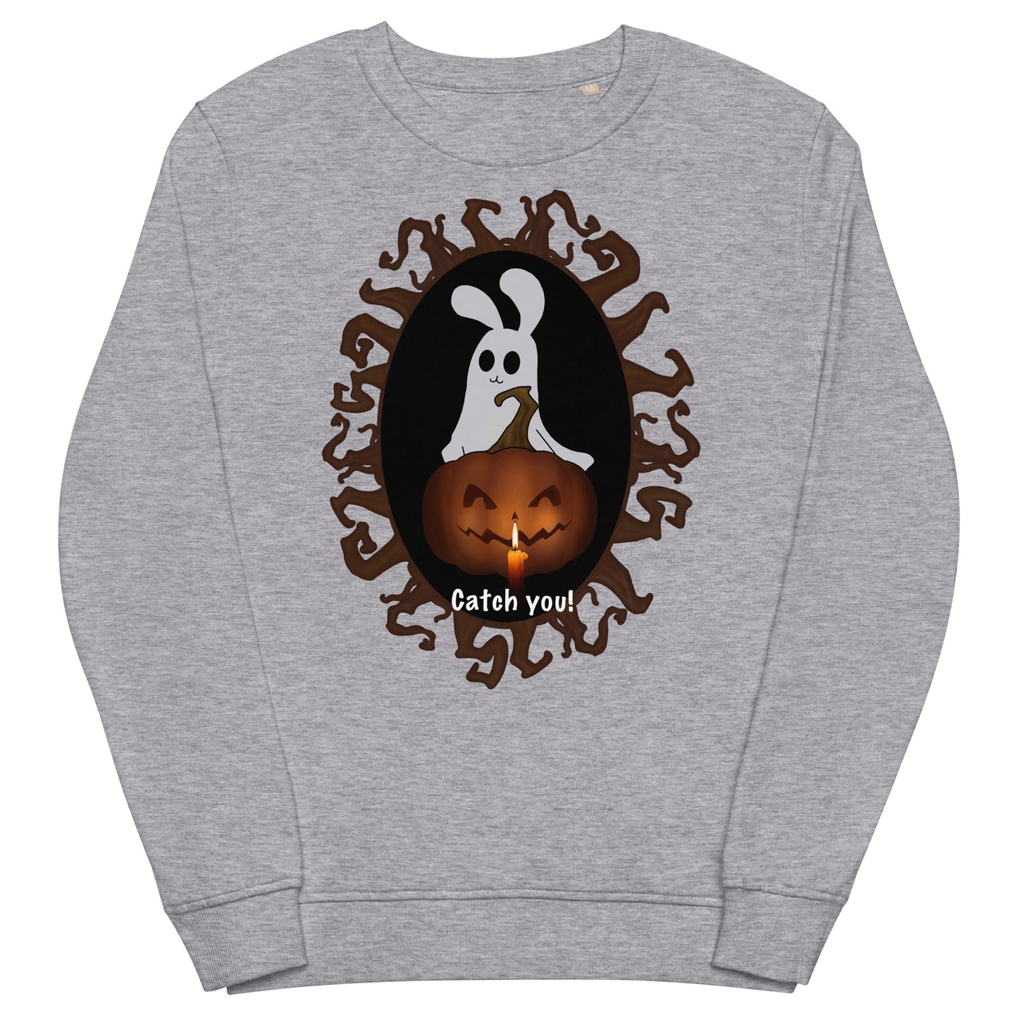 Catch you! Unisex organic sweatshirt