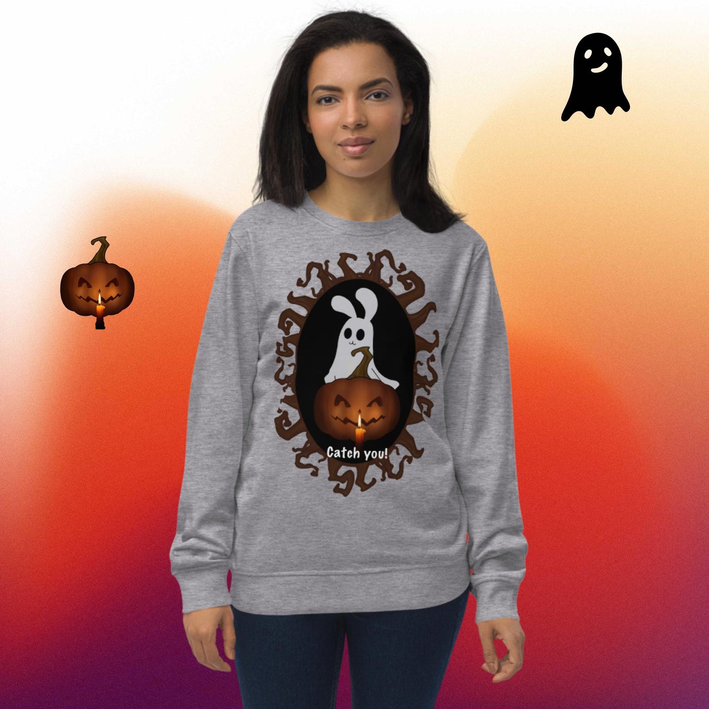 Catch you! Unisex organic sweatshirt