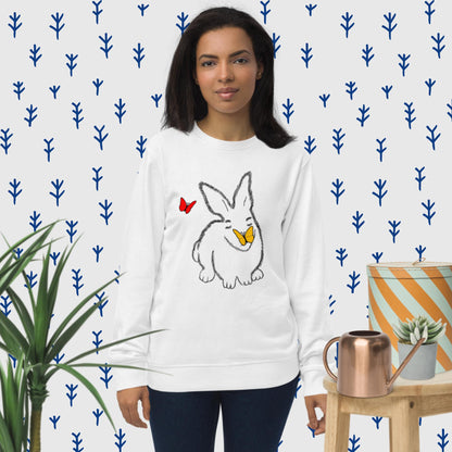 The life of a bunny! Unisex organic sweatshirt