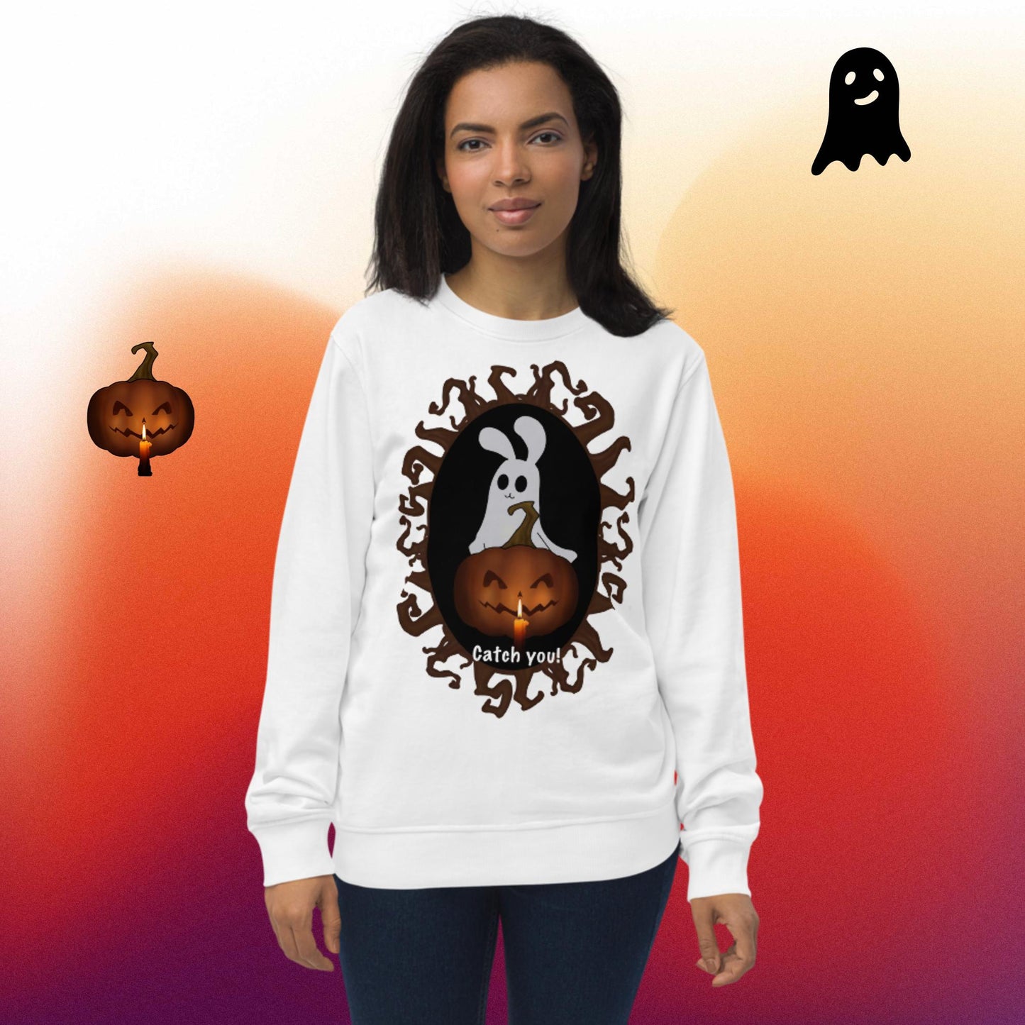 Catch you! Unisex organic sweatshirt