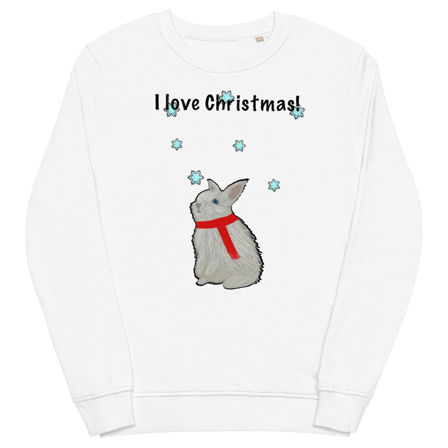 I love Christmas! Unisex organic sweatshirt