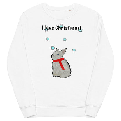 I love Christmas! Unisex organic sweatshirt