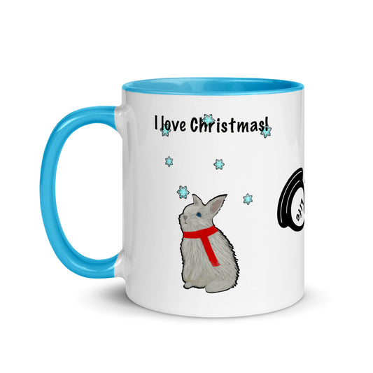 I love Christmas! Mug with Color Inside