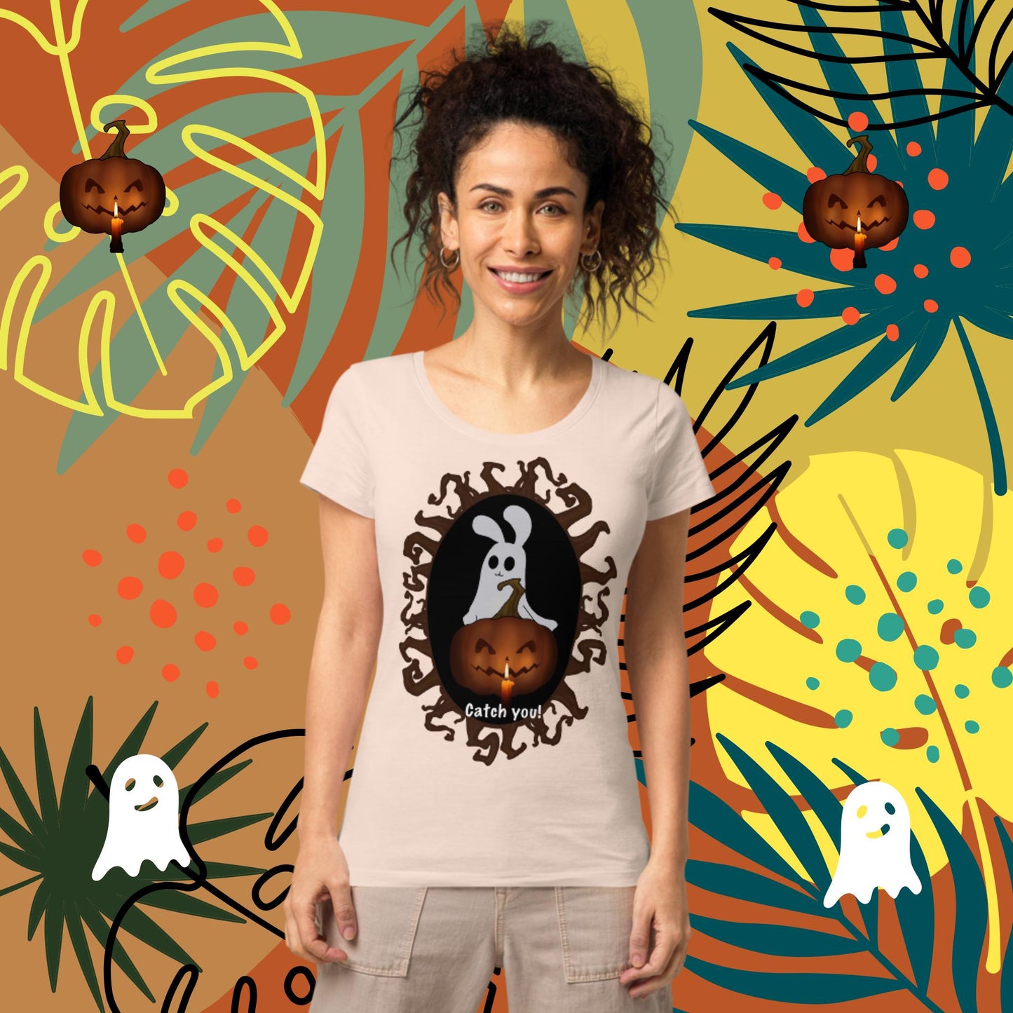 Catch you! Women’s basic organic t-shirt