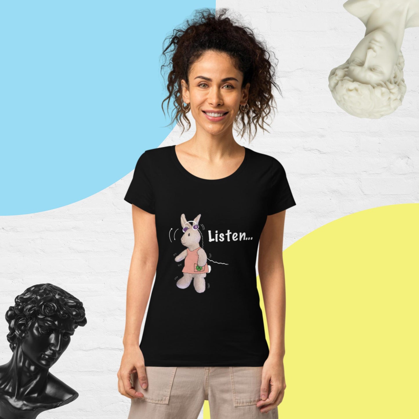 Listen ... Women’s basic organic t-shirt