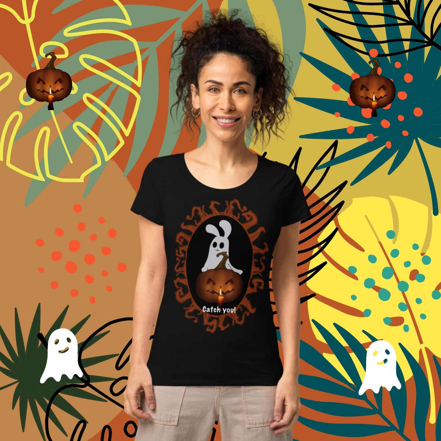 Catch you! Women’s basic organic t-shirt