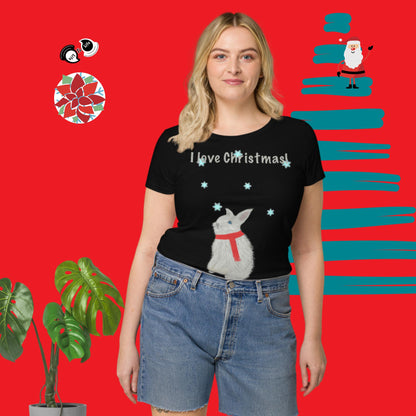 I love Christmas! Women’s basic organic t-shirt