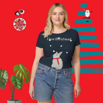 I love Christmas! Women’s basic organic t-shirt