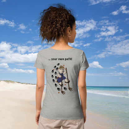 Follow ... your own path! Women’s basic organic t-shirt