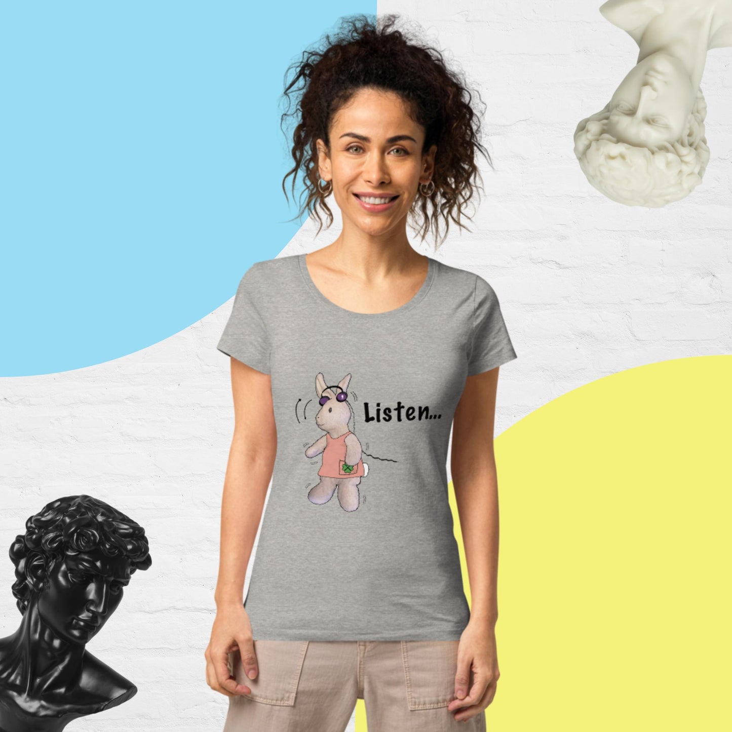 Listen ... Women’s basic organic t-shirt