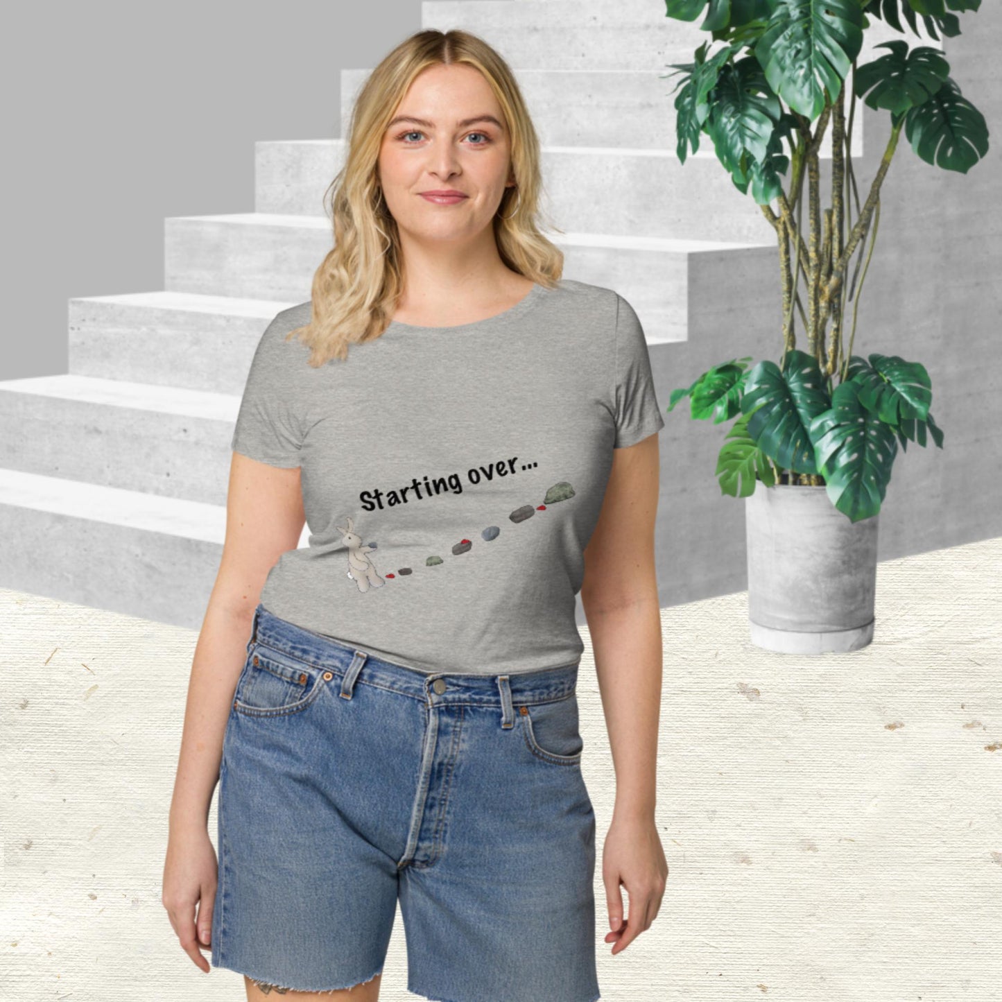 Starting over ... your shoulders! Women’s basic organic t-shirt